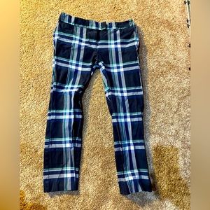 Ann Taylor Plaid Capris